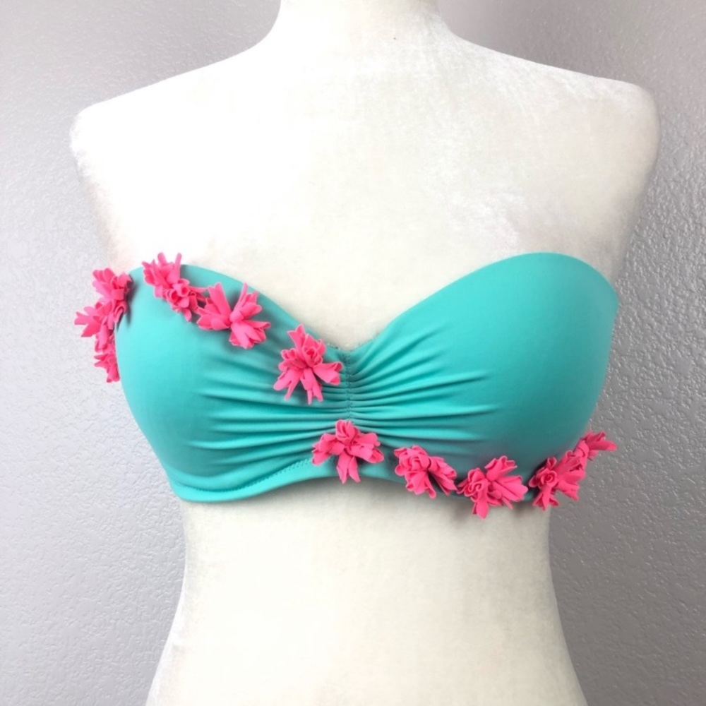 Victoria’s Secret Teal Floral Bikini
